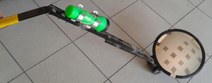 Inespiction mirror with handel 12 " Made In USA