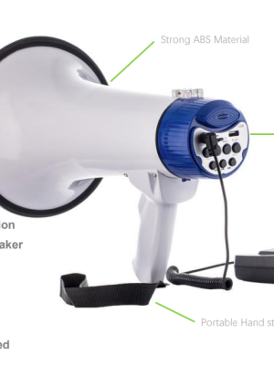 Megaphon high quality 40 W with Lithium Battery charger